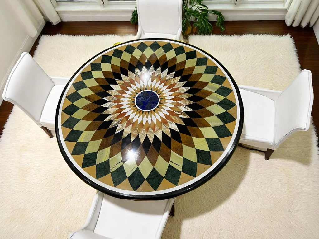 Premium Decorative Round Marble Table for Interiors